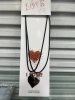 Magnetic best friend couple alloy necklace, pure silver necklace, women's pearl chain spliced, elegant crystal zircon melon chain necklace, pearl necklace, fashionable accessory, exquisite and elegant details Picture